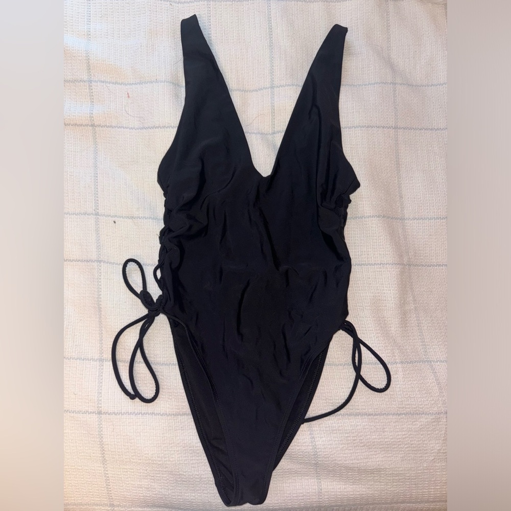 Aerie Black One-piece Swimsuit